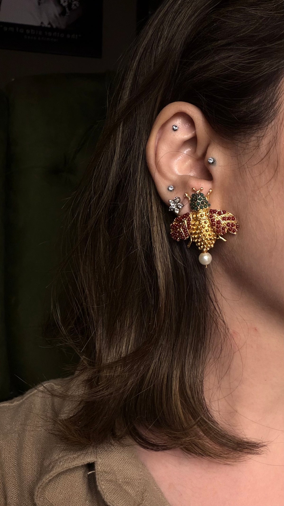 Honey Bee Earrings